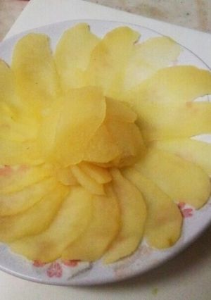 りんご１つで！レンジで簡単！煮りんご-レシピのメイン写真