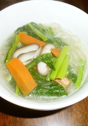 15分で出来る野菜たっぷりマロニースープ-レシピのメイン写真