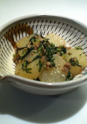 大豆のお肉でヘルシー！大根の肉味噌あん-レシピのメイン写真