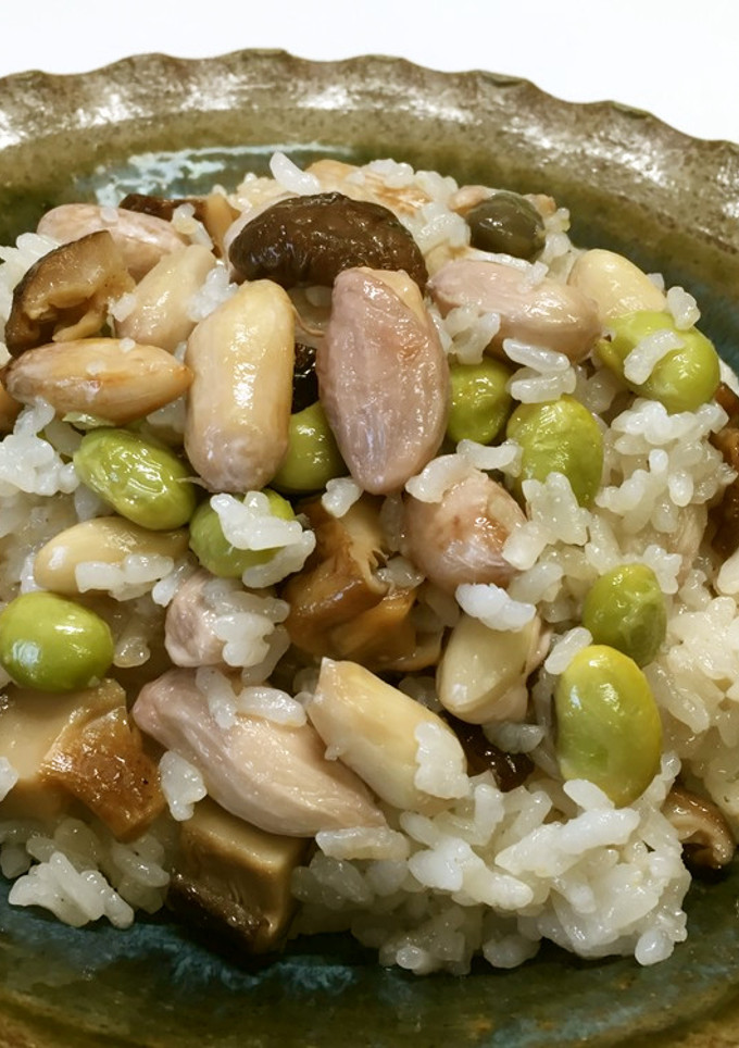 落花生と枝豆のご飯-レシピのメイン写真