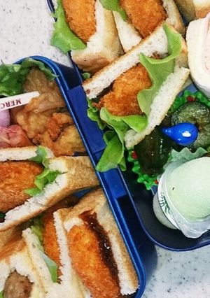 簡単ホットサンド！？お弁当にも！-レシピのメイン写真