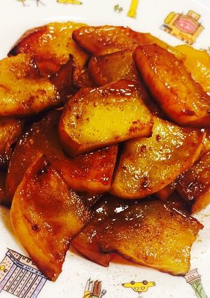 アメリカレシピ〜りんごのソテー♡-レシピのメイン写真