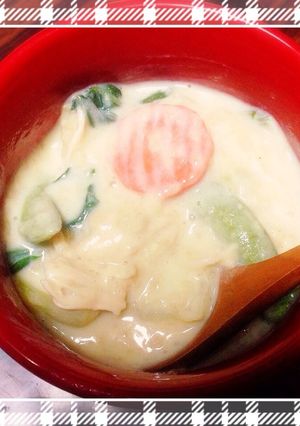 ノンオイル！とろとろクリームシチュー風-レシピのメイン写真
