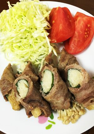 豚肉の大葉えのき巻き-レシピのメイン写真