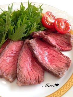 ジューシー!レンジで楽旨♡ローストビーフ-レシピのメイン写真