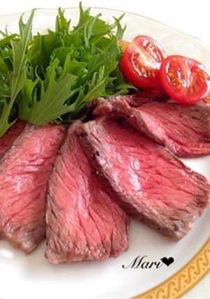ジューシー！レンジで楽旨♡ローストビーフ-レシピのメイン写真