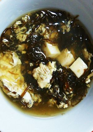 簡単に！シャンタンでもずくスープ☆-レシピのメイン写真