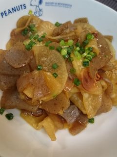 大根とこんにゃくの甘辛簡単炒め-レシピのメイン写真