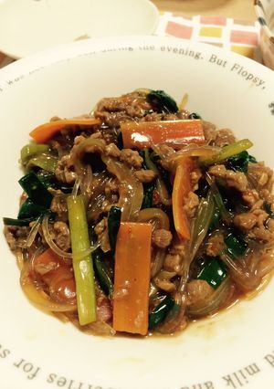大豆のお肉で☆ヘルシー麻婆春雨-レシピのメイン写真