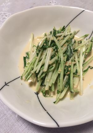 ＊♢水菜のぽん酢マヨネーズ和え♢＊-レシピのメイン写真