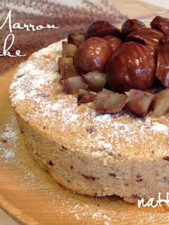 グリルで栗ケーキ! (バター不使用)-レシピのメイン写真