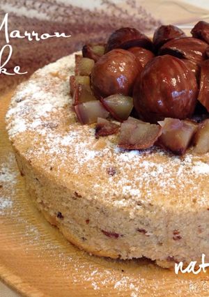 グリルで栗ケーキ！ (バター不使用)-レシピのメイン写真