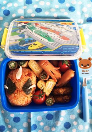 簡単♡仮面ライダーゴースト♡キャラ弁-レシピのメイン写真