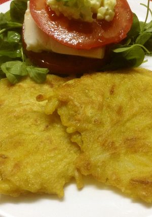 カレー粉クミン粉でじゃがいも餅（土豆饼）-レシピのメイン写真