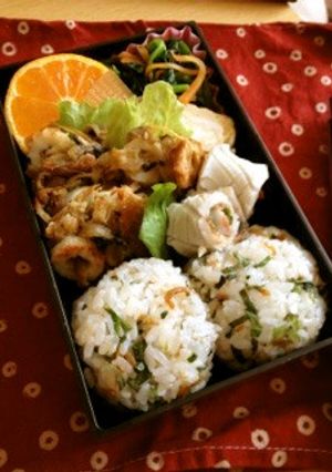 リメイク♪きんぴらとちくわの天ぷら弁当-レシピのメイン写真