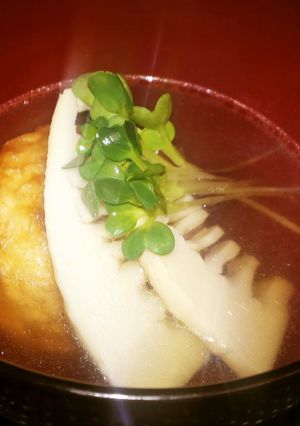 ふんわり★魚河岸あげと竹の子のすまし汁♪-レシピのメイン写真