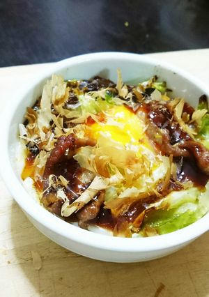 お好み焼き風ココットカマン♪-レシピのメイン写真