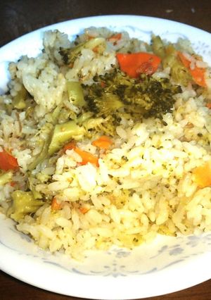 ブロッコリーの炊き込みご飯-レシピのメイン写真