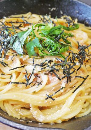 和んポットパスタごま油明太子-レシピのメイン写真