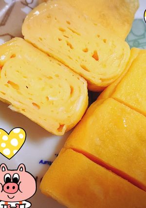 我が家の、ふわ甘卵焼き♪-レシピのメイン写真