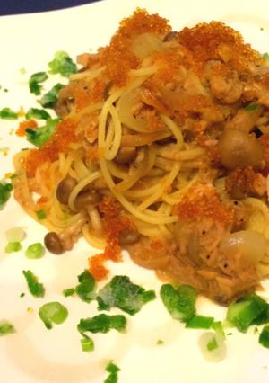 ＊とびっこプチプチ♡ツナの和風パスタ＊-レシピのメイン写真