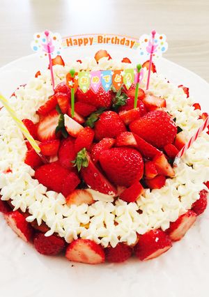 ベイクドチーズの簡単デコレーションケーキ-レシピのメイン写真