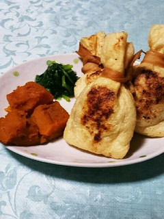 カリッと油揚げ 卵と挽き肉入り-レシピのメイン写真