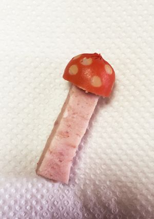 ウィンナー飾り切り可愛いキノコ♡-レシピのメイン写真