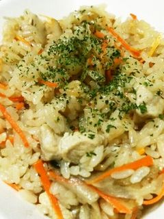 鶏ごぼう★ピラフ-レシピのメイン写真