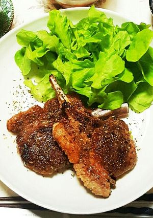 ラムチョップのパン粉焼き-レシピのメイン写真