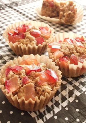 プルーンリンゴおからカップケーキ-レシピのメイン写真