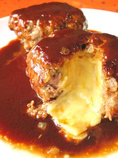 【絶品】簡単チーズインハンバーグ♪-レシピのメイン写真