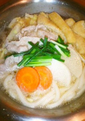 味噌煮込みうどん♪あっさりめ♡-レシピのメイン写真