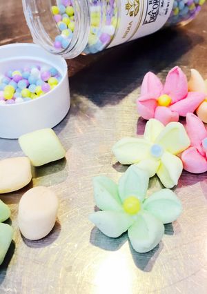 簡単☆マシュマロでフラワーデコレーション-レシピのメイン写真
