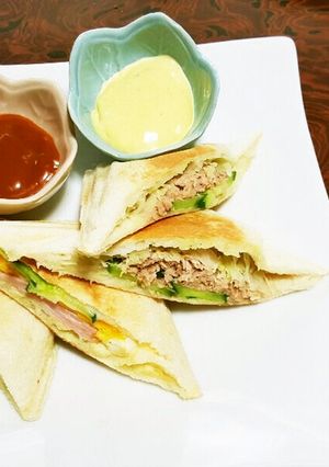 野菜たっぷりホットサンド-レシピのメイン写真