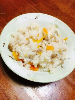 我が家の白だしの炊き込みご飯-レシピのメイン写真