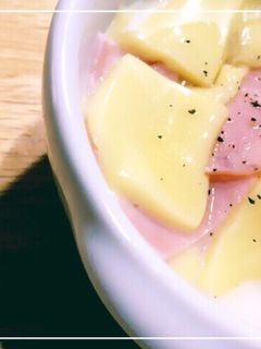 お餅入り♡簡単ココットカマン♪-レシピのメイン写真