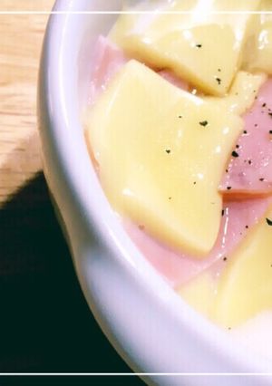 お餅入り♡簡単ココットカマン♪-レシピのメイン写真