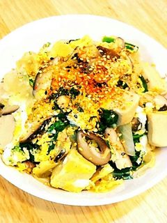 高野豆腐の卵とじ丼-レシピのメイン写真