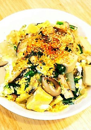 高野豆腐の卵とじ丼-レシピのメイン写真