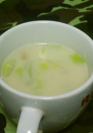 白菜と豆腐とキノコのシチュウー風スープ-レシピのメイン写真