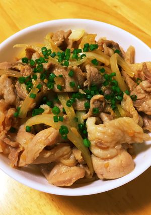 しょうが焼き丼-レシピのメイン写真