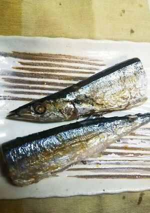 簡単！フライパンDE秋刀魚の塩焼き♪-レシピのメイン写真
