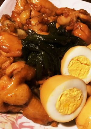 時短！手羽元と卵の甘辛煮❤-レシピのメイン写真