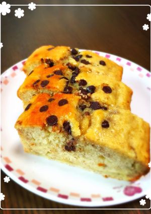 ★☆チョコチップバナナケーキ☆★-レシピのメイン写真