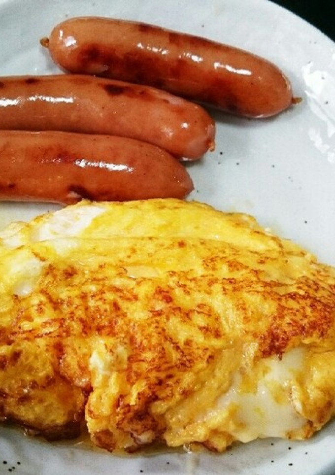 簡単朝食♡とろとろチーズオムレツ-レシピのメイン写真