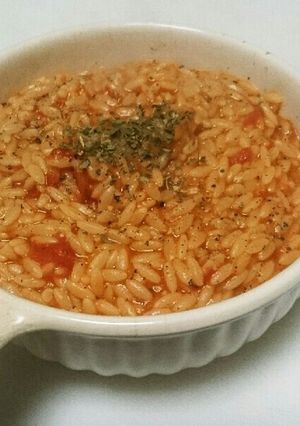 お米パスタのリゾット。(笑)-レシピのメイン写真