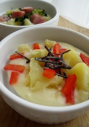 野菜と塩昆布のココットカマン-レシピのメイン写真