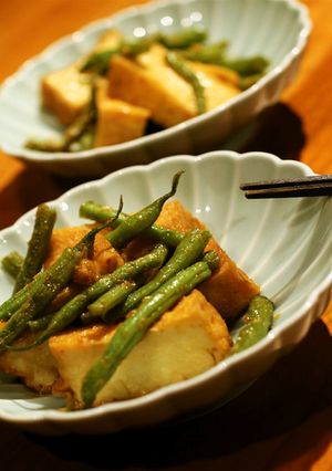 インゲンと厚揚げのコチュジャン炒め煮-レシピのメイン写真