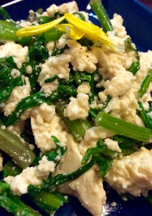 春菊の豆腐和え-レシピのメイン写真